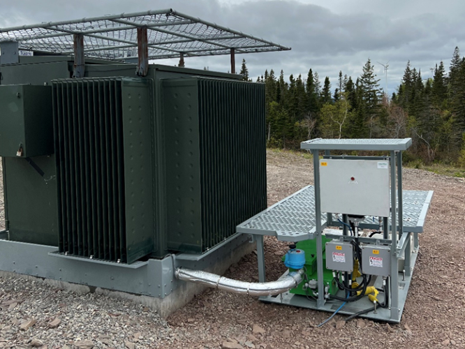 Installation d’un DRH4-V1 sur un transformateur 2.25 MVa, éolienne Senvion